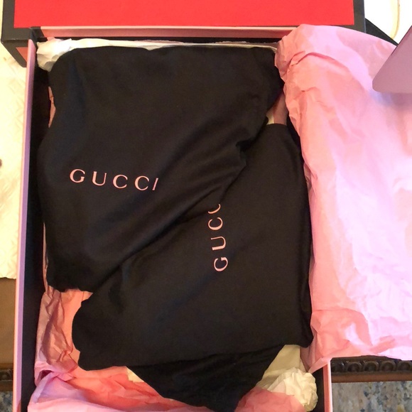 BNIB Gucci Leather heels size 38.5 - Picture 3 of 8